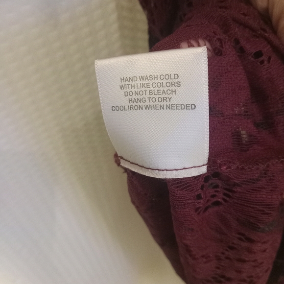 Modcloth Burgundy and Black Lace Dress - Picture 7 of 7